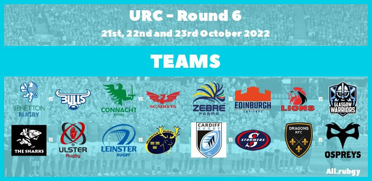 United Rugby Championship 2023 - Round 6 Team Announcements