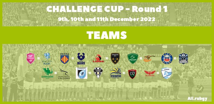 Challenge Cup 2023 - Round 1 Team Announcements