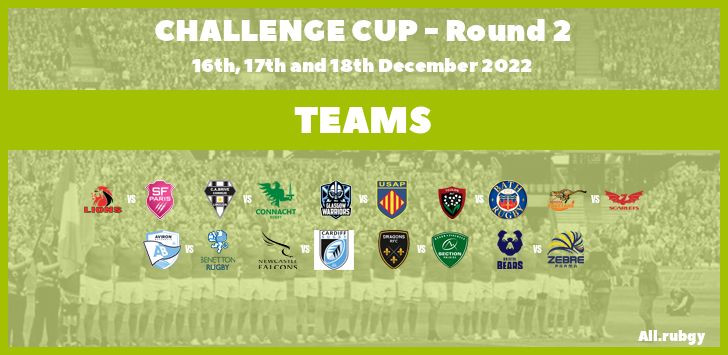 Challenge Cup 2023 - Round 2 Team Announcements