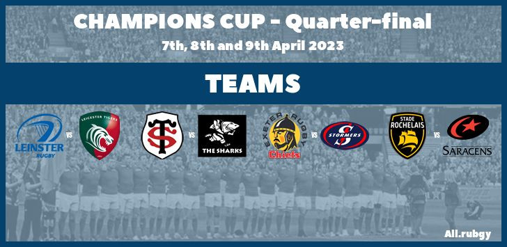 Champions Cup 2023 - Quarter-finals Team Announcements