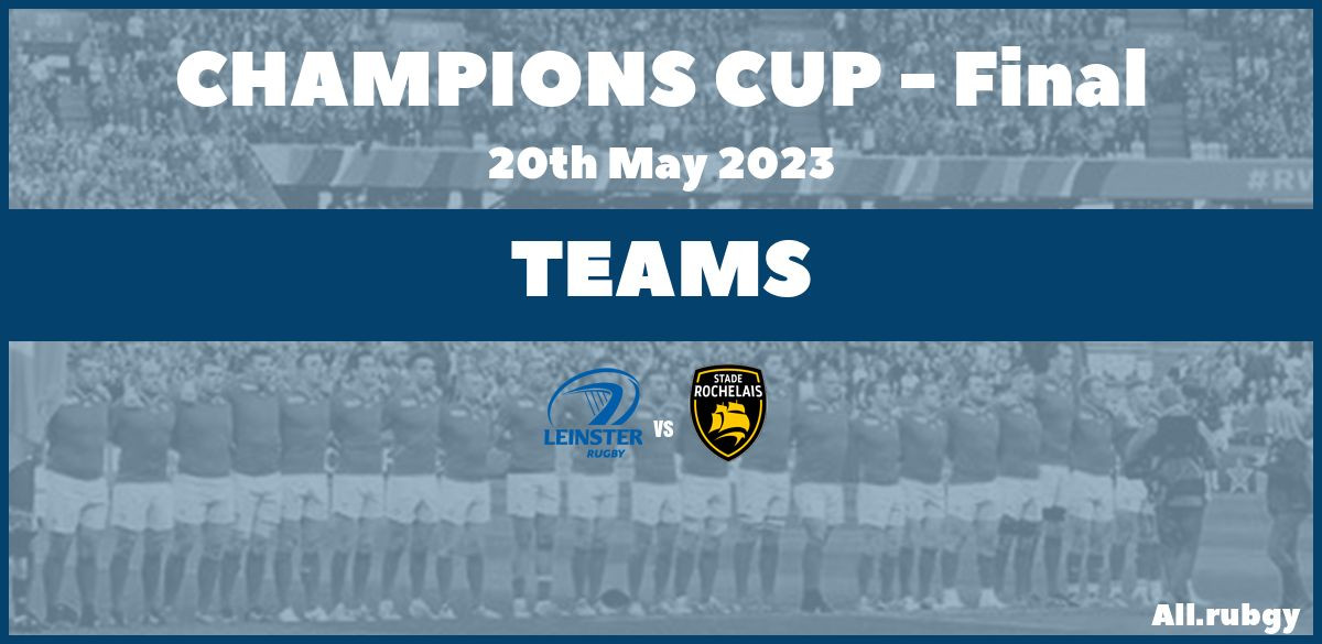 Champions Cup 2023 - Final Team Announcements