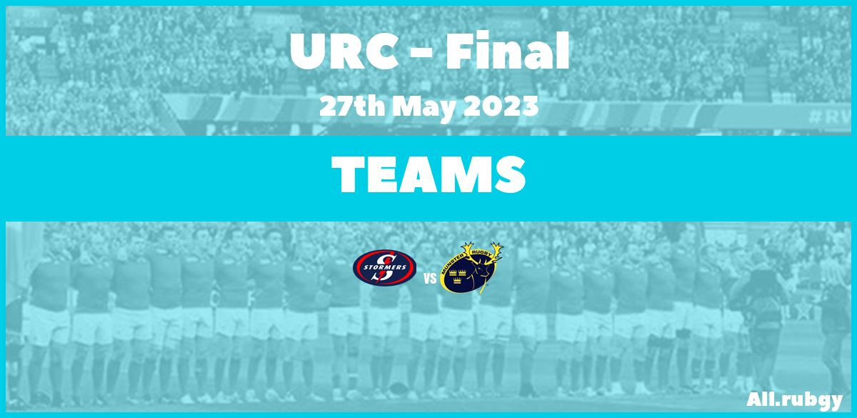 URC 2023 - Final Team Announcements - Stormers vs Munster