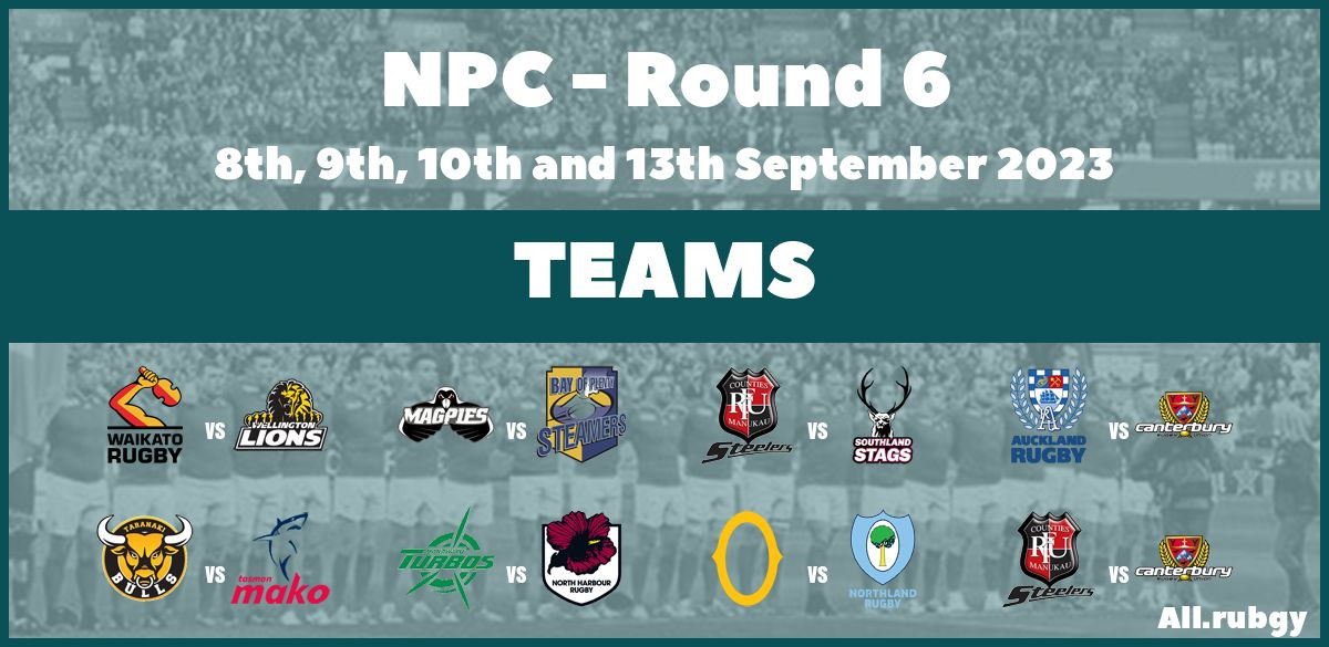 NPC 2023 - Round 6 Team Announcements