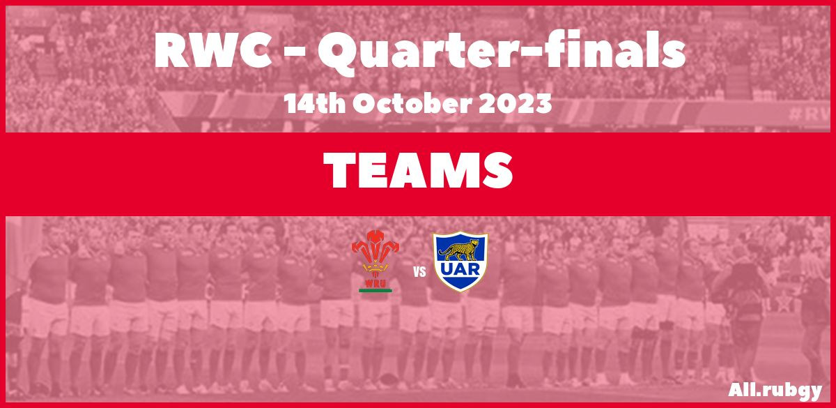 Wales vs Argentina Quarter-finals Team Announcements