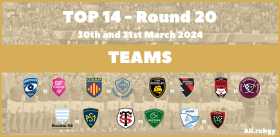 Top 14 2024 - Round 20 Team Announcements