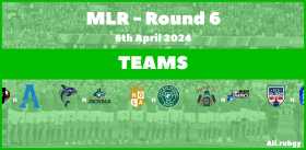 Major League Rugby 2024 - Round 6 Team Announcements