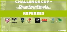 Challenge Cup - Quarter-finals : Referee Appointments