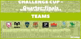 Challenge Cup 2024 - Quarter-finals Team Announcements
