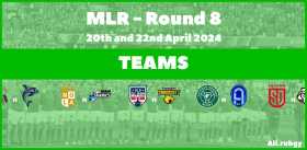MLR - Round 8 Team Announcements