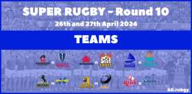 Super Rugby Pacific 2024 - Round 10 Team Announcements